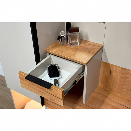 Прихожая Баско кашемир/дуб крафт золотой