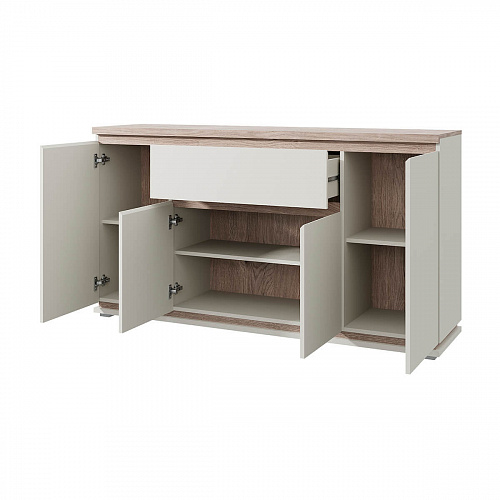 Комод LIMA 4D1S Персидский жемчуг/Мадура