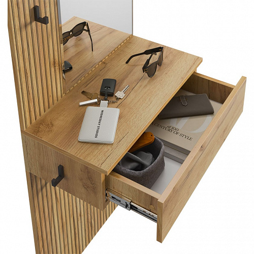 Зеркало Бодрум дуб крафт золотой