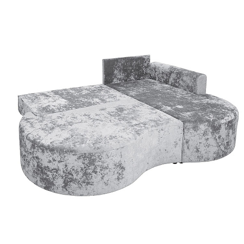 Угловой диван Каир (Левый) PLUSH SILVER