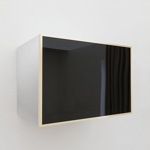 Фасад со стеклом из алюминиевого профиля 500х350