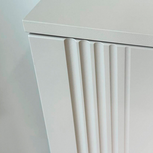 Комод Рич 3 кашемир/фрапучино матовый/черный