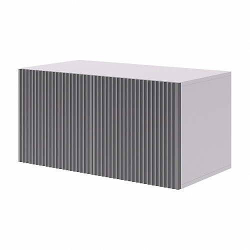 Набор детской мебели Зефир К4 белое дерево/серый (эмаль)/графит (велюр)