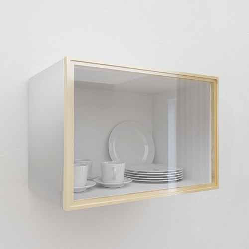 Фасад со стеклом из алюминиевого профиля 500х350