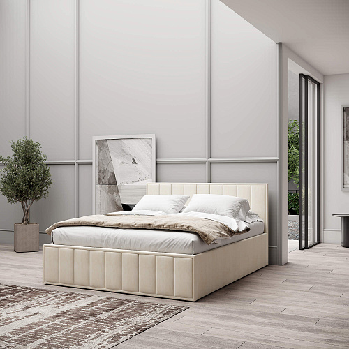 Кровать с подъемным механизмом Лана 1,4 Ваниль