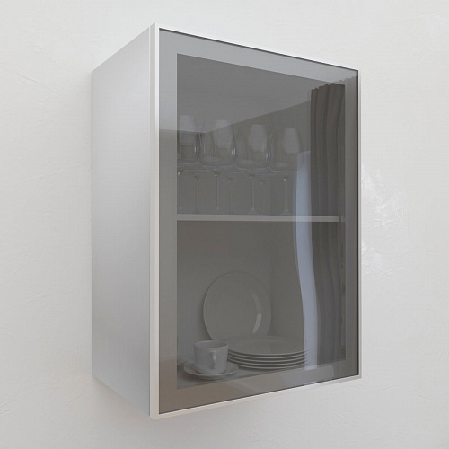 Фасад со стеклом из алюминиевого профиля 500х700