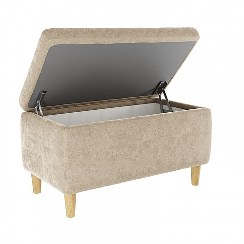 Пуф Чарли 2 капучино (велюр)