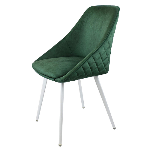 Стул Монти ST Лофт белый муар/Noel Emerald