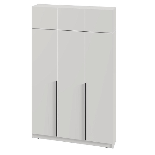 Антресоль трехдверная Паул Белый