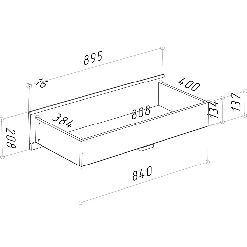 Шкаф НК STERN ШКЯ-3 Дуб Вотан