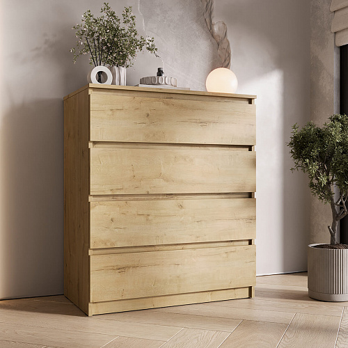 Комод ВЕГА Люкс 4Я Дуб Вотан