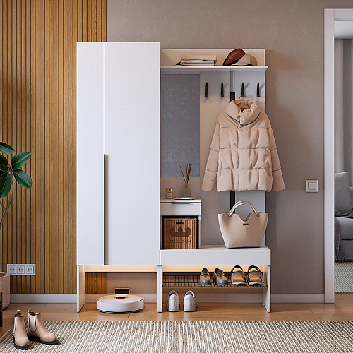 Прихожая Баско К2 белое дерево