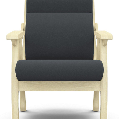 Кресло отдыха Вега-10 CATANIA GRAPHITE/Бесцветный (Лак)