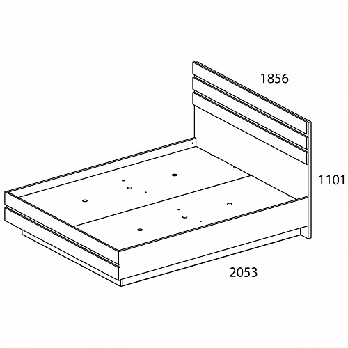 Кровать LIMA 180 Персидский жемчуг/Мадура