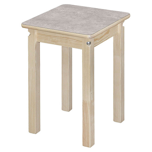 Табурет ПН Бесцветный/Бетао матовый