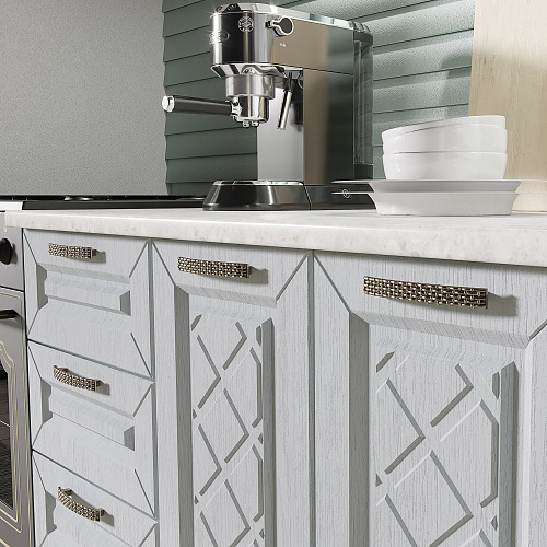 Кухня Агава 1600 Белый/Антрацит