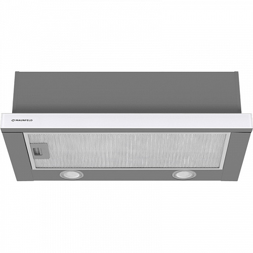 Встраиваемая вытяжка Maunfeld VSF 60 Grey Glass White