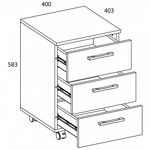 Набор детской мебели OSKAR дуб Санремо