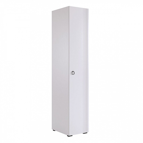 Шкаф однодверный Ева 100.01 белое дерево/белый матовый