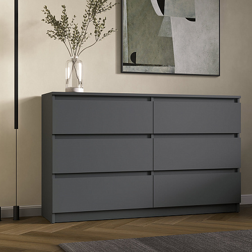 Комод ВЕГА 6Я Графит