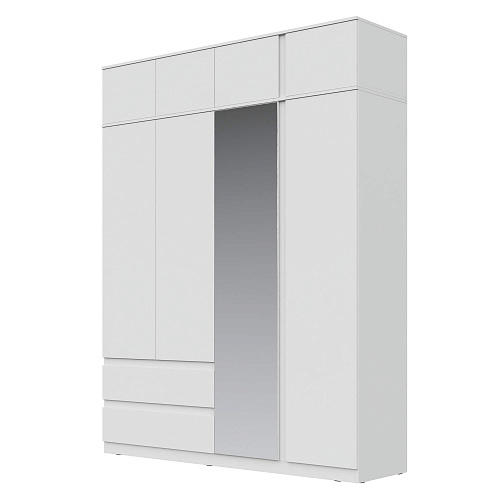 Антресоль НК STERN 4-х дверная Белый