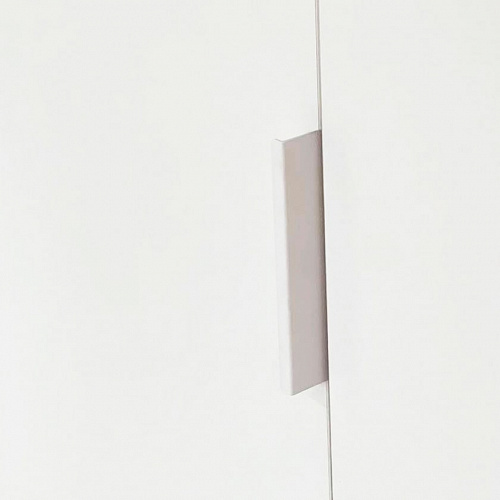 Шкаф однодверный Зефир 107.01 белое дерево/пудра розовая (эмаль)