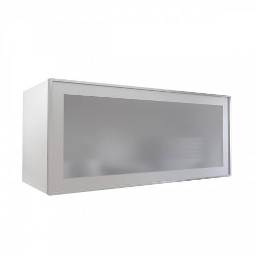 Фасад со стеклом из алюминиевого профиля 800х350