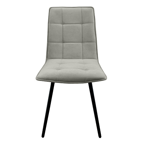 Стул Рица Лофт черный муар/Катания Смок