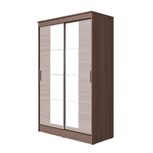 Шкаф-купе ЭЛЕГАНТ 7 Шимо темный/Шимо светлый