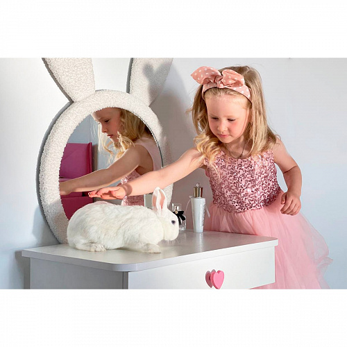 Набор детский Зайка белое дерево/белый (плюш)