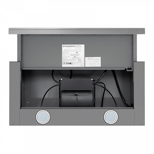 Встраиваемая вытяжка Maunfeld VSQ 60 INOX/GLASS WHITE