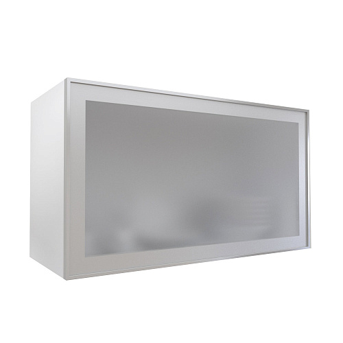 Фасад со стеклом из алюминиевого профиля 800х450