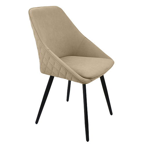 Стул Монти ST Лофт черный муар/Катания Латте