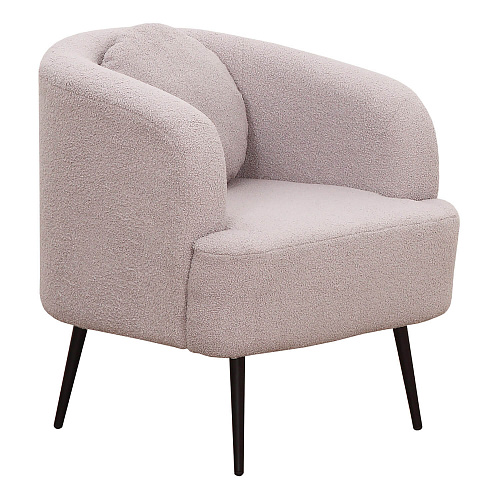 Кресло отдыха Богема BARNI SILVER/Черный