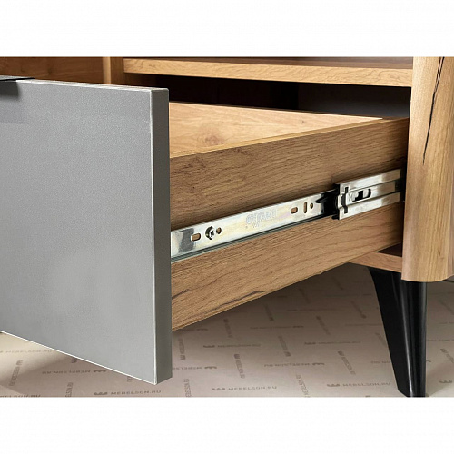 Тумба прикроватная Адам дуб крафт золотой/графит