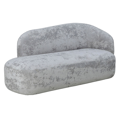 Софа Саваж PLUSH SILVER левая
