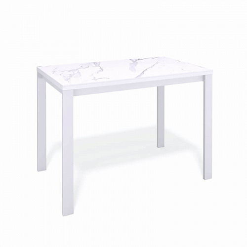 Стол обеденный Kenner LK900 белый/керамика GLORIA WHITE