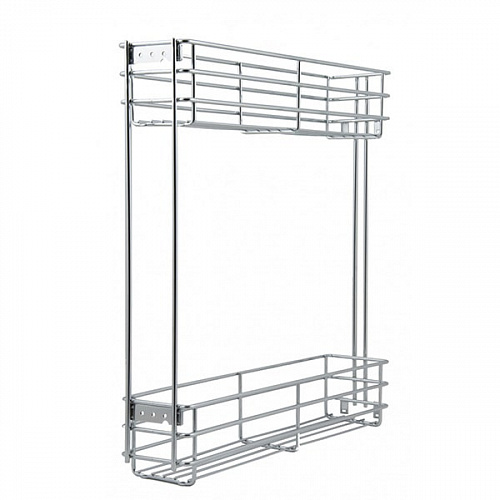 Бутылочница KR08, 200 мм с направл. с доводчиком Bellissimo KR07/1/0/200, хром, (А)Boyard