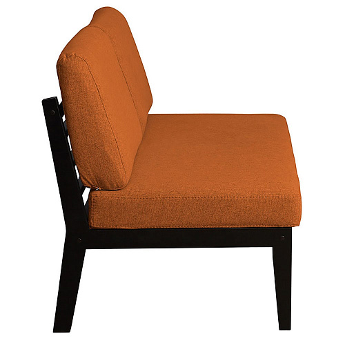 Диван-скамья массив мягкая Венге/UNO TERRACOTA