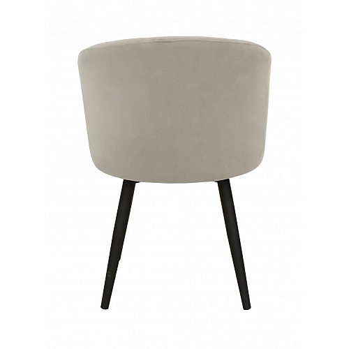 Стул Розолино Ринг черный муар/Катания Айвори