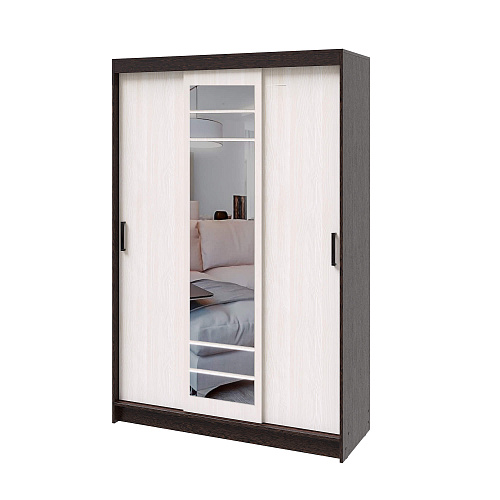 Шкаф-купе БРУНО 3 Венге/Лоредо