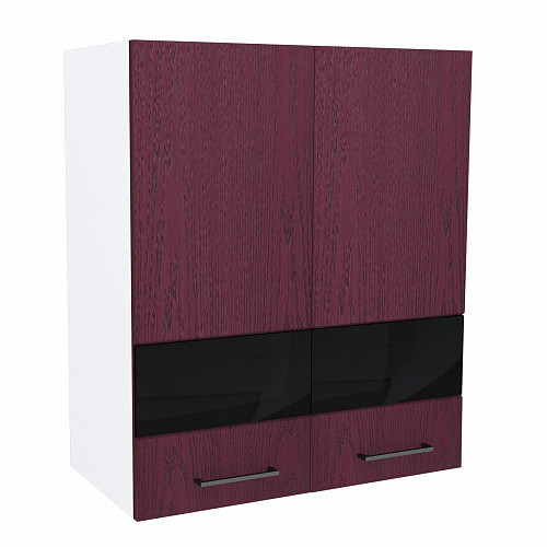 Модуль Шкаф навесной В600 Астра Красное дерево патина