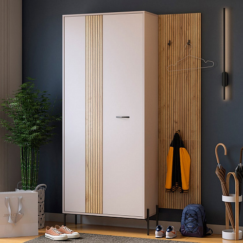 Прихожая К8 дуб крафт золотой/кашемир