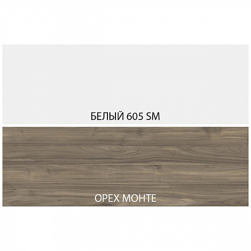 Шкаф открытый SIMPLE 1D4N Белый/Монте/Джелато