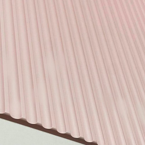 Антресоль трехдверная Зефир 119.01 белое дерево/пудра розовая (эмаль)