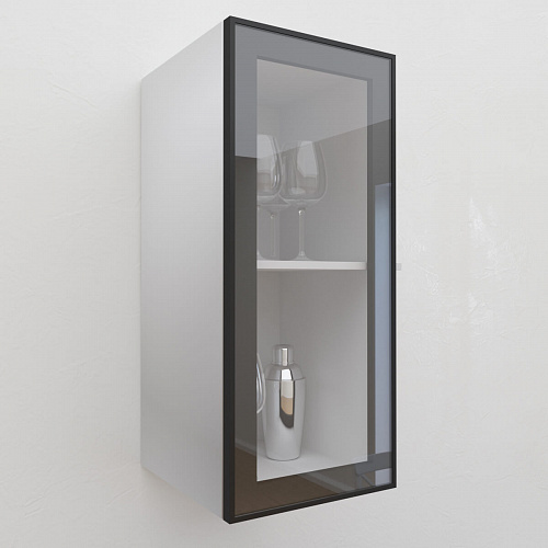 Фасад со стеклом из алюминиевого профиля 300х700