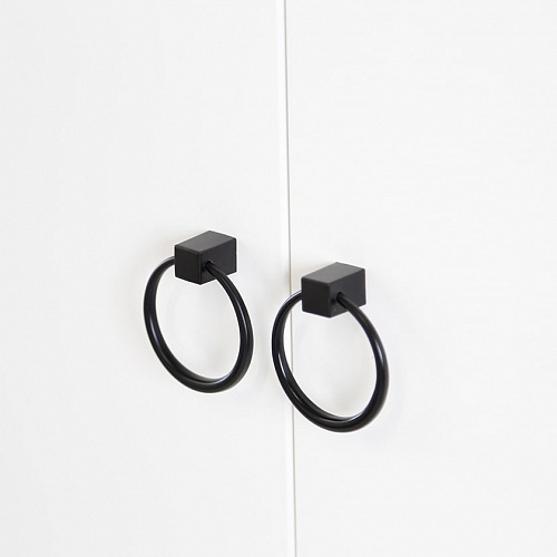 Шкаф двухдверный Ева 103.01 белое дерево/белый матовый