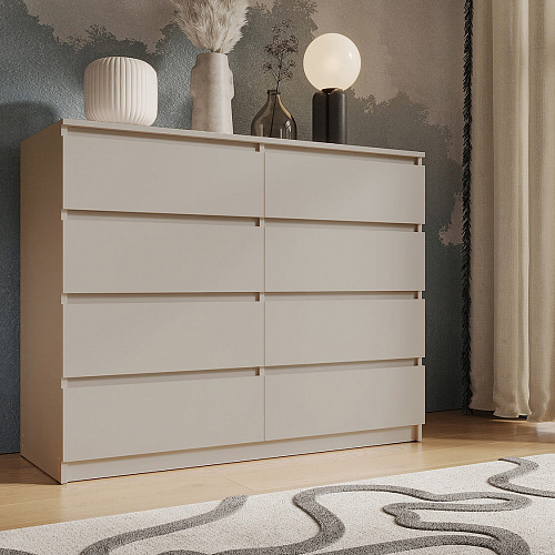 Комод ВЕГА Люкс 8Я Сатин