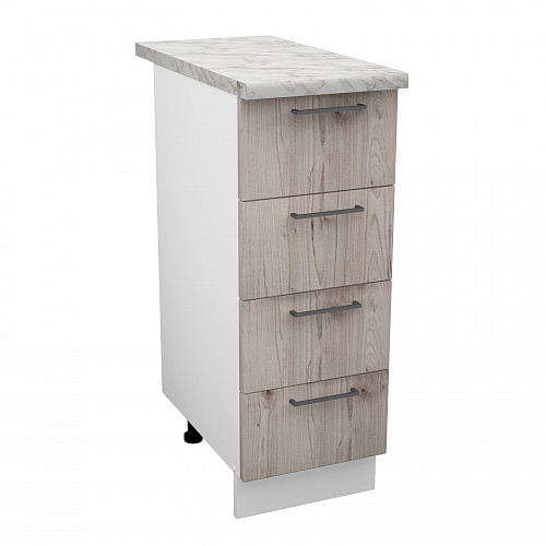 Модуль Стол разделочный Н300-4Я Астра Дуб галиано