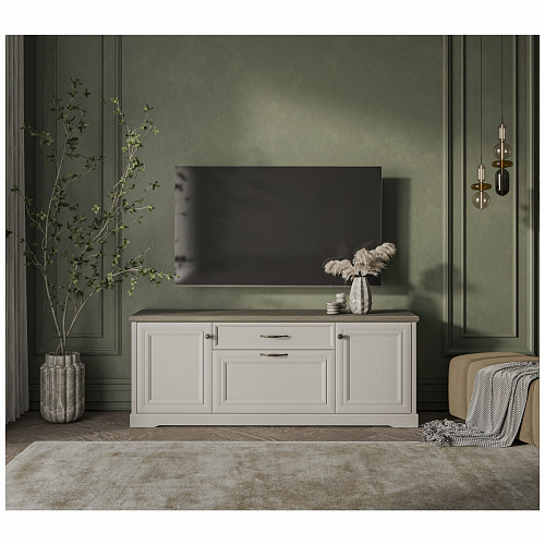 Тумба RTV TOSCANA NEW 3D1S Персидский жемчуг/Каньон